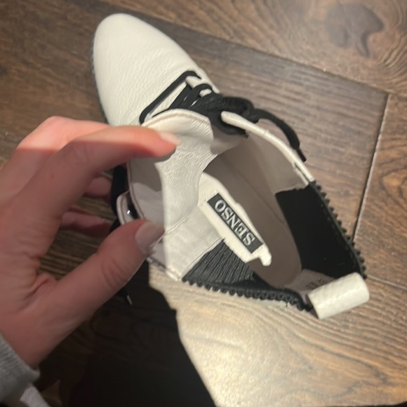 Senso Jackson white and black combat boot. Size 37. - Picture 3 of 4